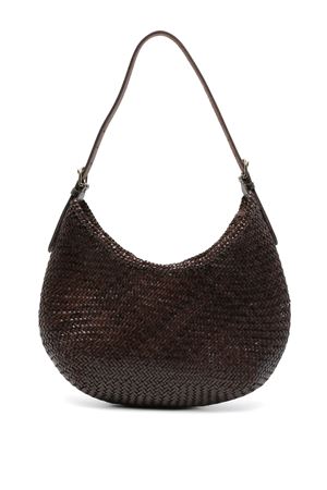 Dark Brown Luna Mezza shoulder bag DRAGON DIFFUSION | 8021DARKBROWN